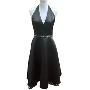 Jessica McClintock black VTG Y2k Gunne Sax dress jr
sz 9 womens sz 6 whimsy goth